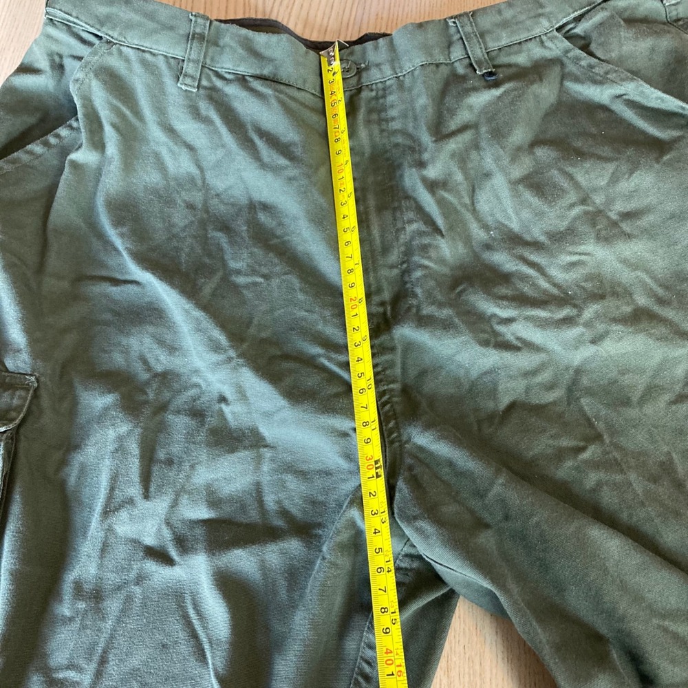 Boy Scouts of America Cargo Shorts Mens 38 Green Convertible Pants Shorts Only - Picture 10 of 15